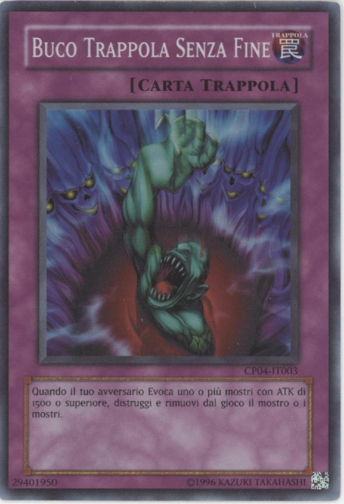Endless Trap Hole Yu-Gi-Oh! Champions Pack Super Rare Italian CP04-IT003