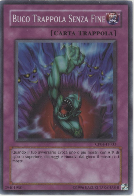 Endless Trap Hole Yu-Gi-Oh! Champions Pack Super Rare Italian CP04-IT003