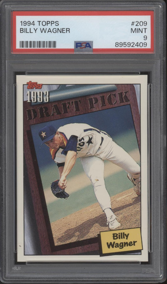 Billy Wagner 1994 Topps Draft Pick #209 PSA 9 #1