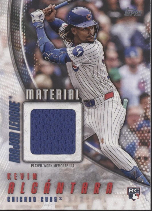 Kevin Alcantara 2025 Topps Major League Material Swatch RC #MLM2-KA