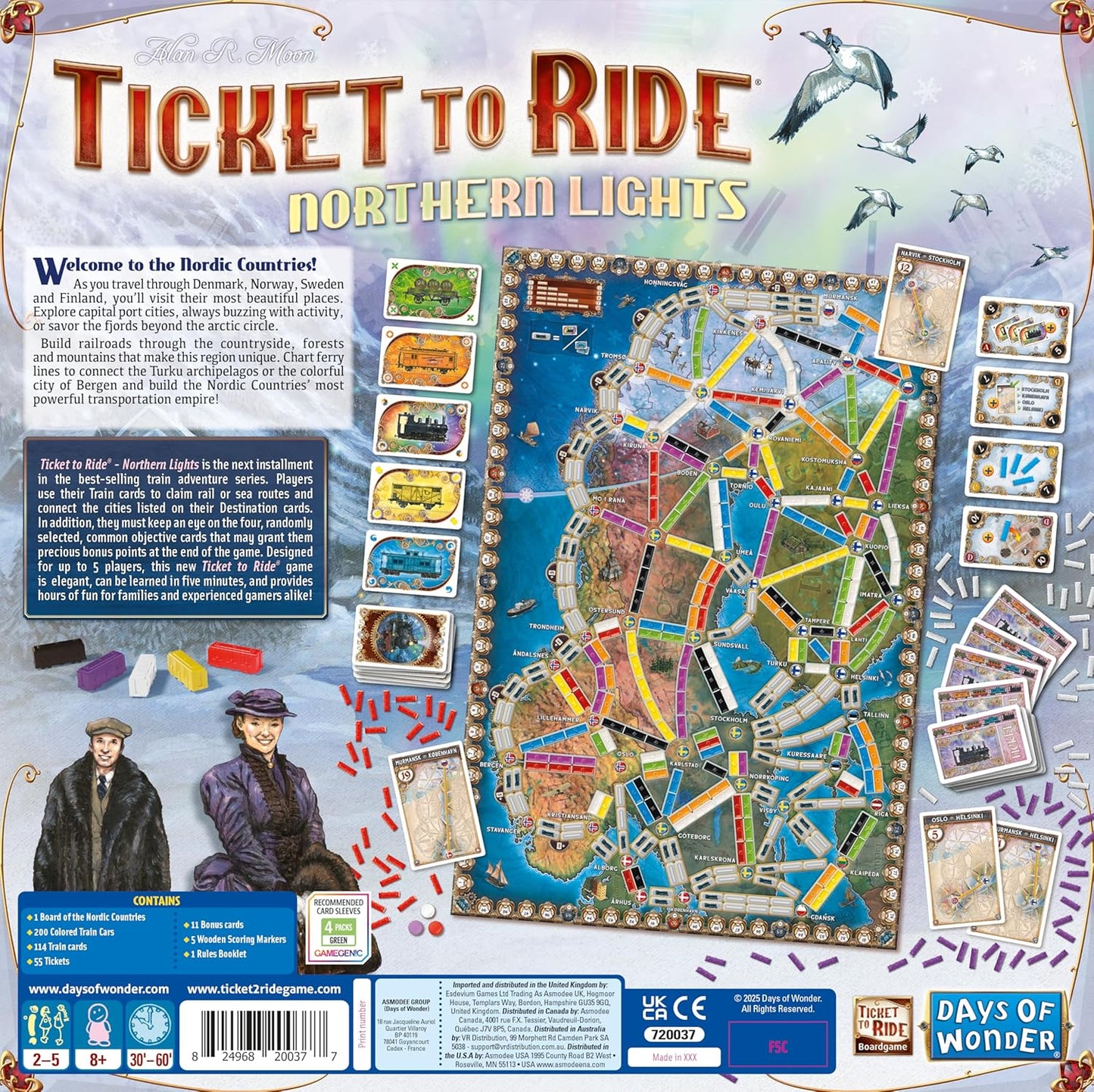 Ticket to Ride - Northern Lights