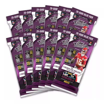 2025 Panini Absolute Football Fat Pack Display Box