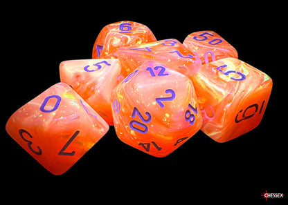 Chessex 7ct Mega-Hedral Festive Dahlia Dice