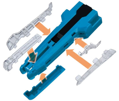 Takara Tomy Beyblade X BX-42 Rubber Custom Grip Blue Launcher