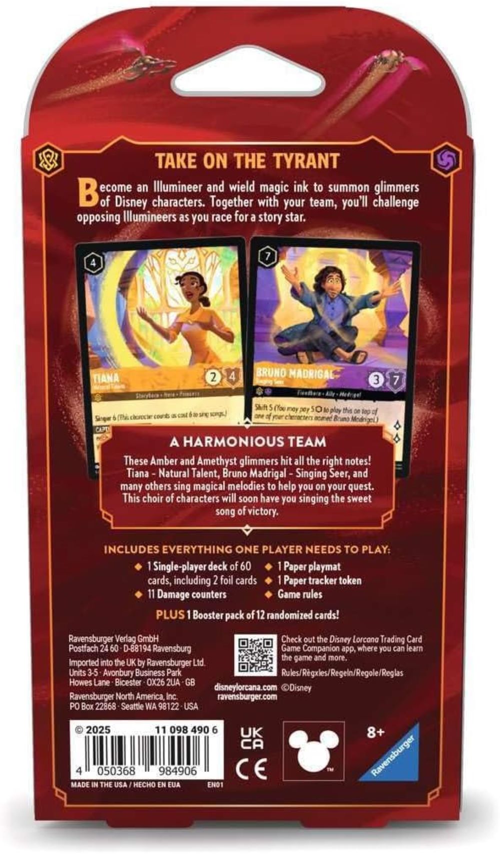 Disney Lorcana: Reign of Jafar Starter Deck (Amber & Amethyst)