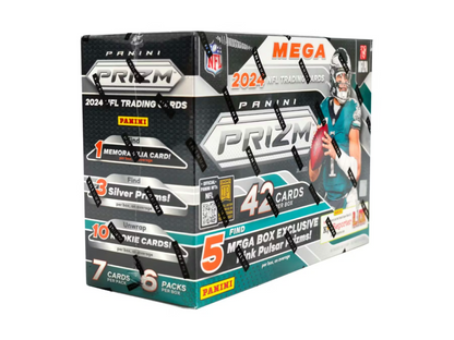 2024 Panini Prizm Football Mega Box (Pink Pulsar Prizm)