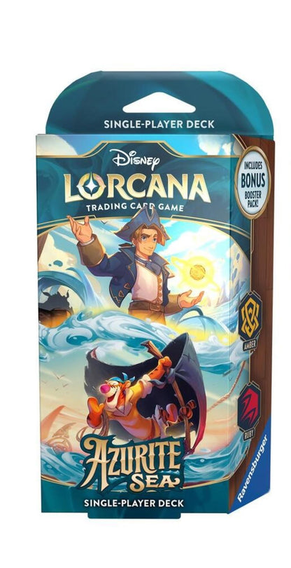 Disney Lorcana: Azurite Sea Starter Deck Set (Set of 2)