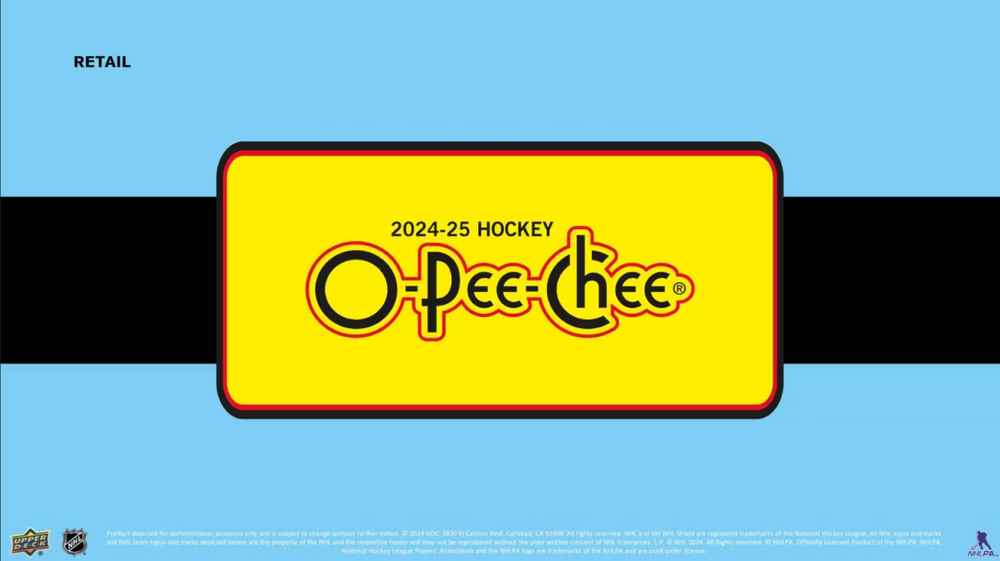 2024-25 Upper Deck O-Pee-Chee Hockey Blaster Box