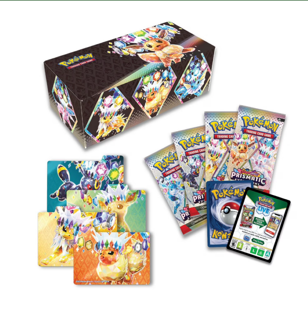 pokemon cards at sam's club Pokemon: Prismatic Evolutions Sam's Club Bundle [1 Bundle + 1 Surprise Box]