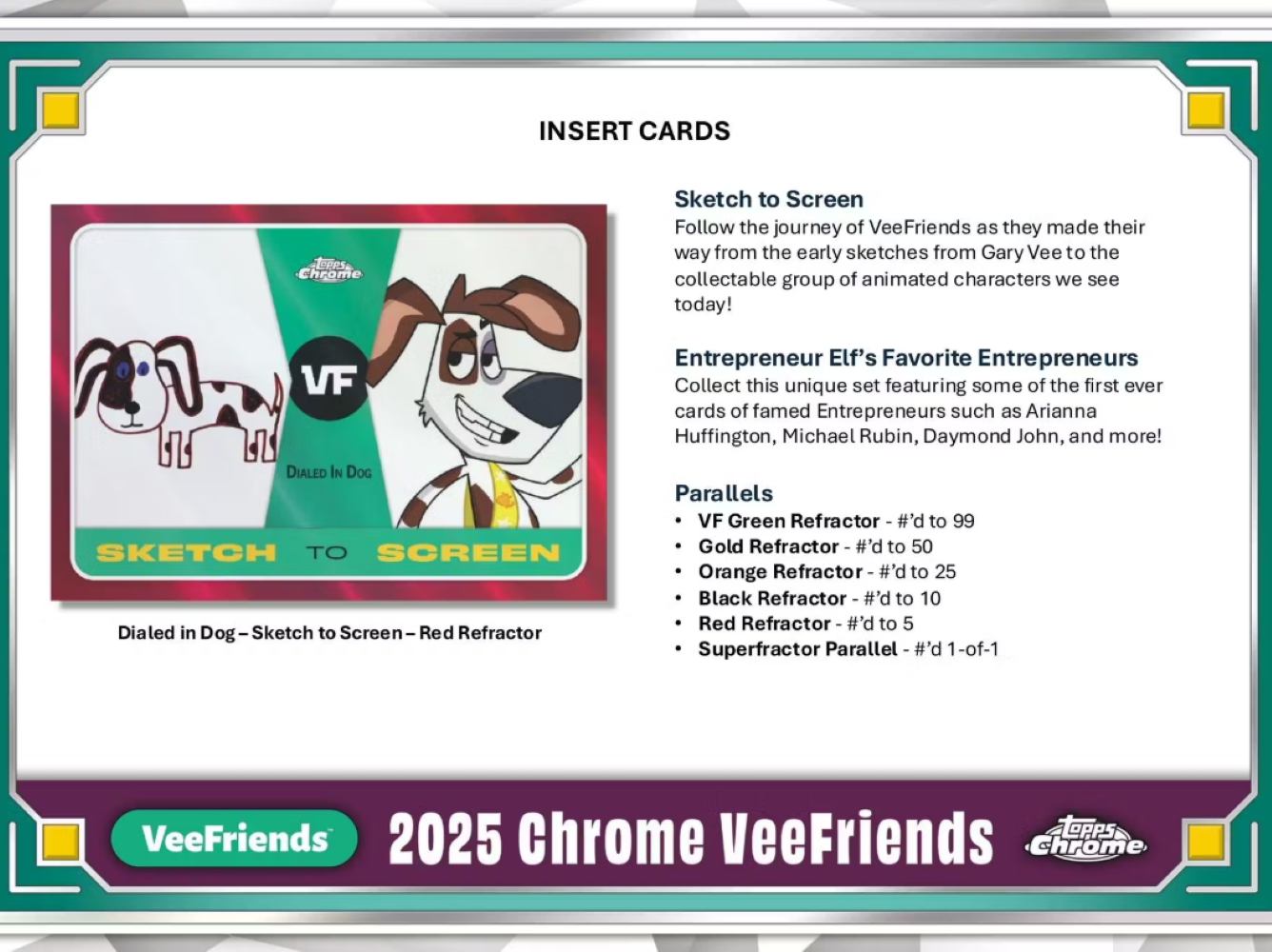 2025 Topps Chrome Veefriends Hobby Pack