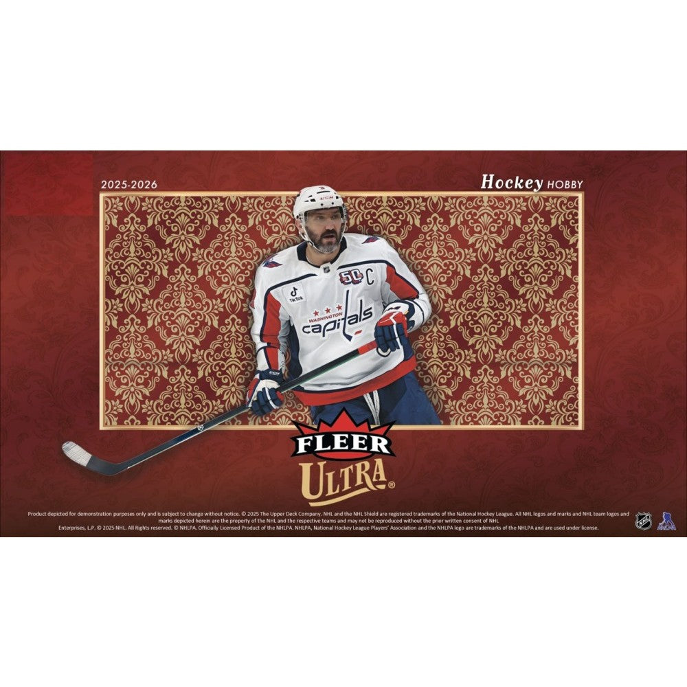 2025-26 Upper Deck Fleer Ultra Hockey Hobby Box *Contact Us to Order*