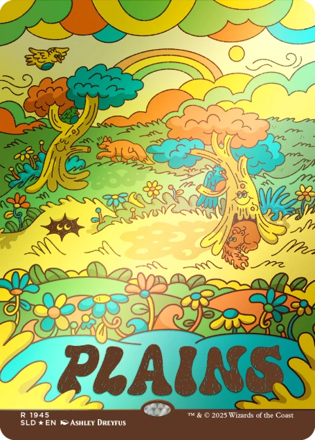 Magic the Gathering: Flower Power Secret Lair [Rainbow Foil]