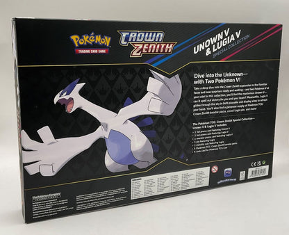 Pokemon: Crown Zenith Special Collection [Unown V & Lugia V] #1 *See Pictures for Condition*