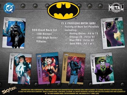 2025 Upper Deck Skybox Metal Universe Batman Hobby Box *Contact Us To Order*