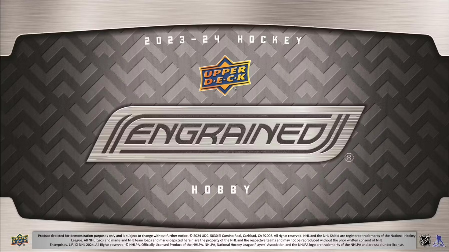 2023-24 Upper Deck Engrained Hockey Hobby Box