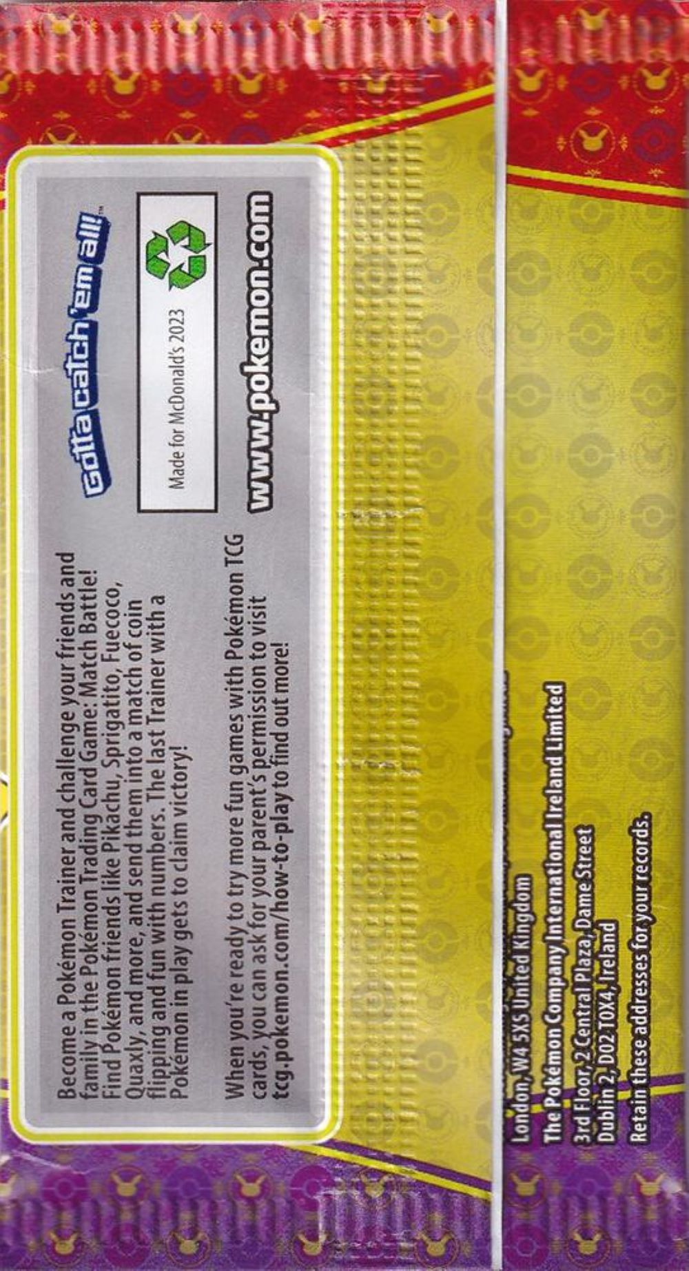 Pokemon: McDonald's 2023 Match & Battle Pack、Pokemon、kayou
