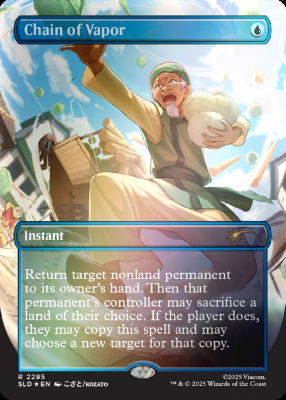 Magic the Gathering Avatar the Last Air Bender Secret Lair - My Cabbages! [Rainbow Foil Edition]