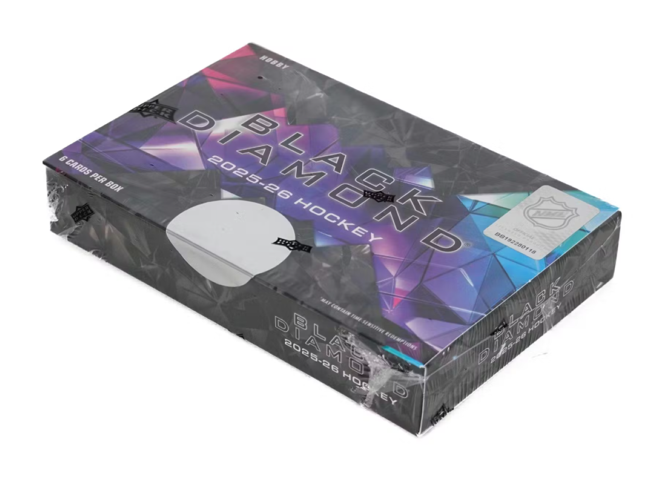 2025-26 Upper Deck Black Diamond Hockey Hobby Box *Contact Us To Order*