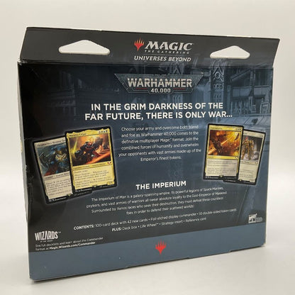 Magic the Gathering: Warhammer 40,000 Forces of the Imperium Commander Deck #1 *See Pictures for Details*
