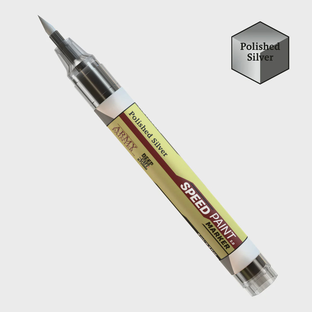 Army Painter: Speedpaint Markers - Polished Silver
