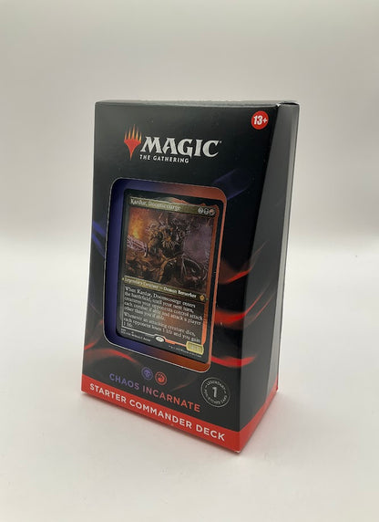 mtg chaos commander deck Magic the Gathering: Chaos Incarnate Starter Commander Deck