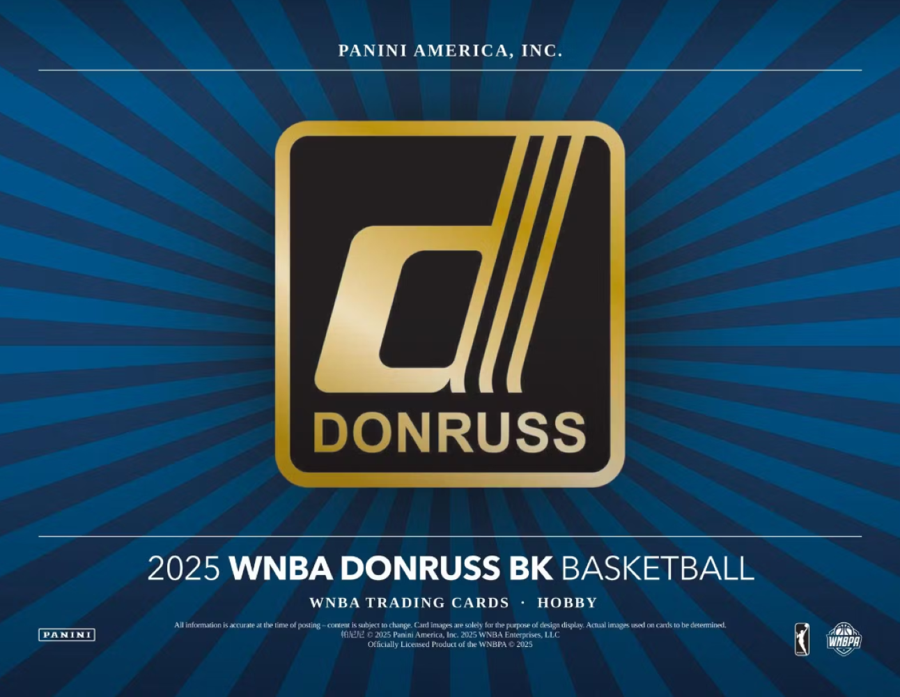 2025 Panini Donruss WNBA Basketball Hobby Box