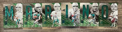 Dan Marino 2021 Panini Donruss Elite Spellbound "MARINO" Lot