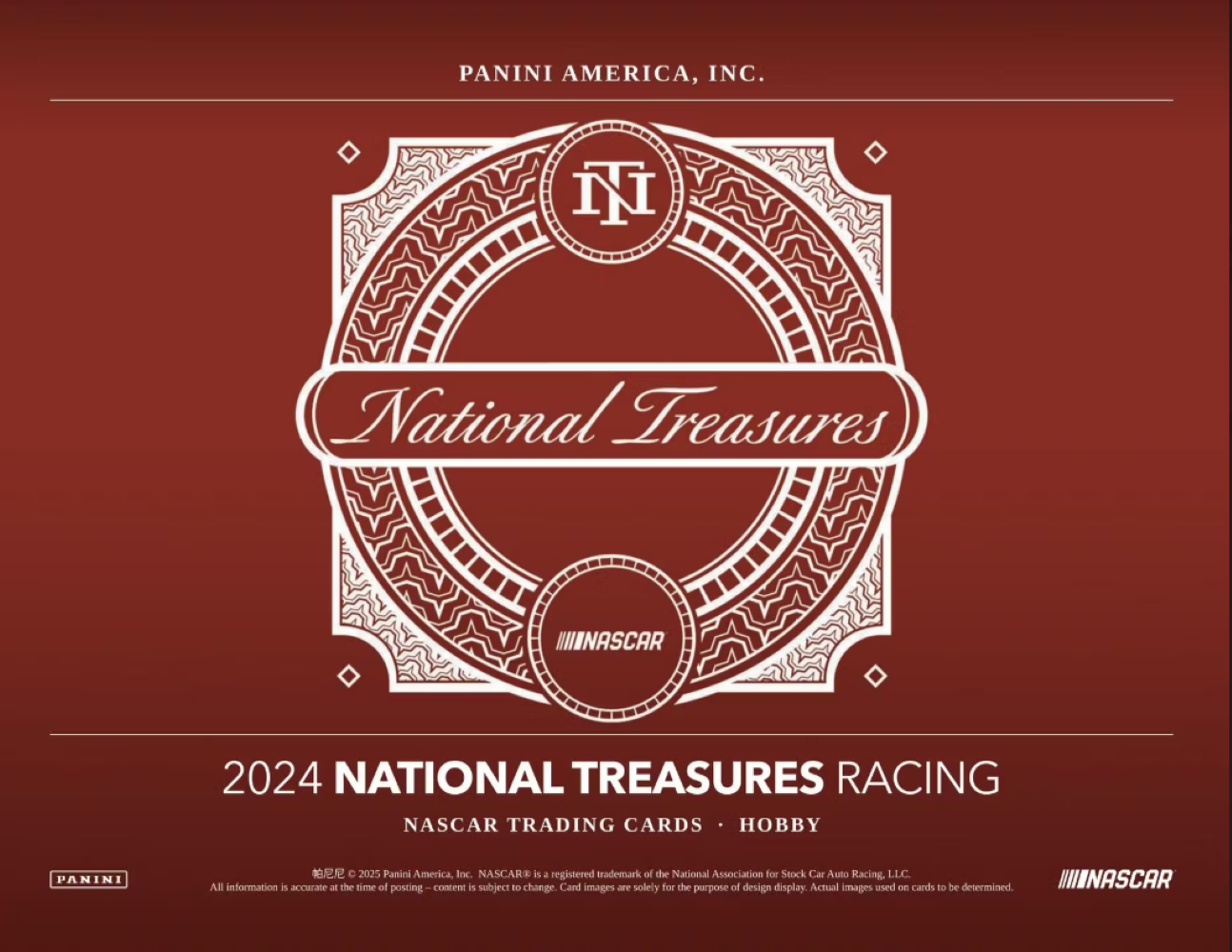 2024 Panini National Treasures Racing Hobby Box