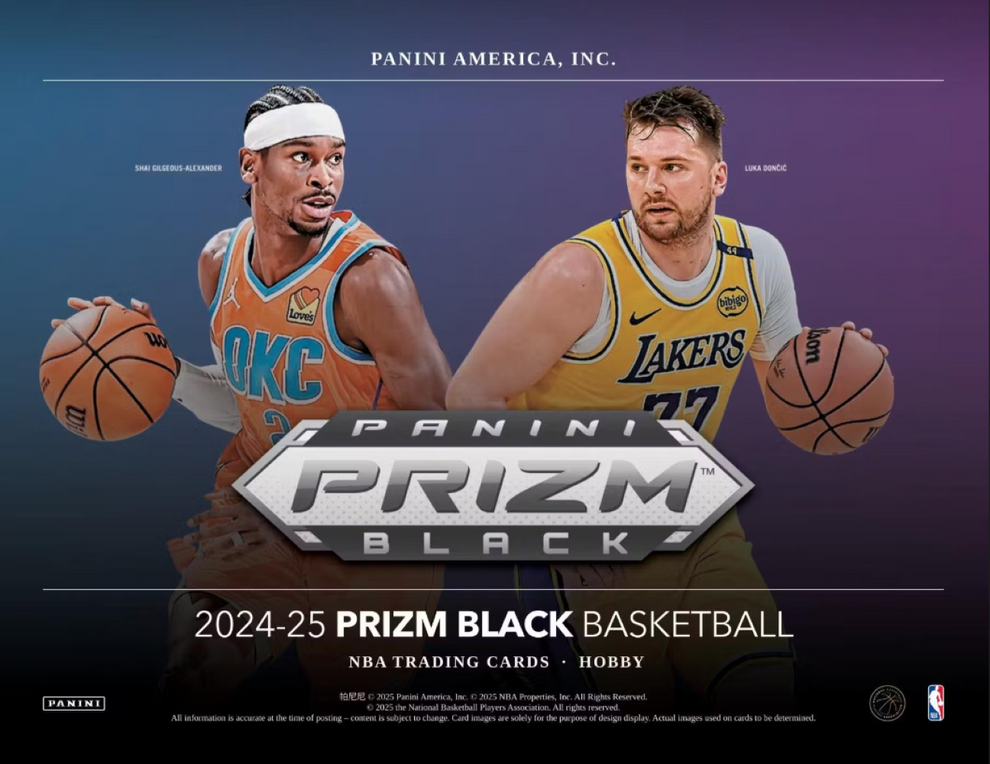 2024-25 Panini Prizm Black Basketball Hobby Box | Collector Store LLC