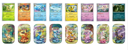 Pokemon: Prismatic Evolutions 8-Pack Mini Tins Costco Bundle