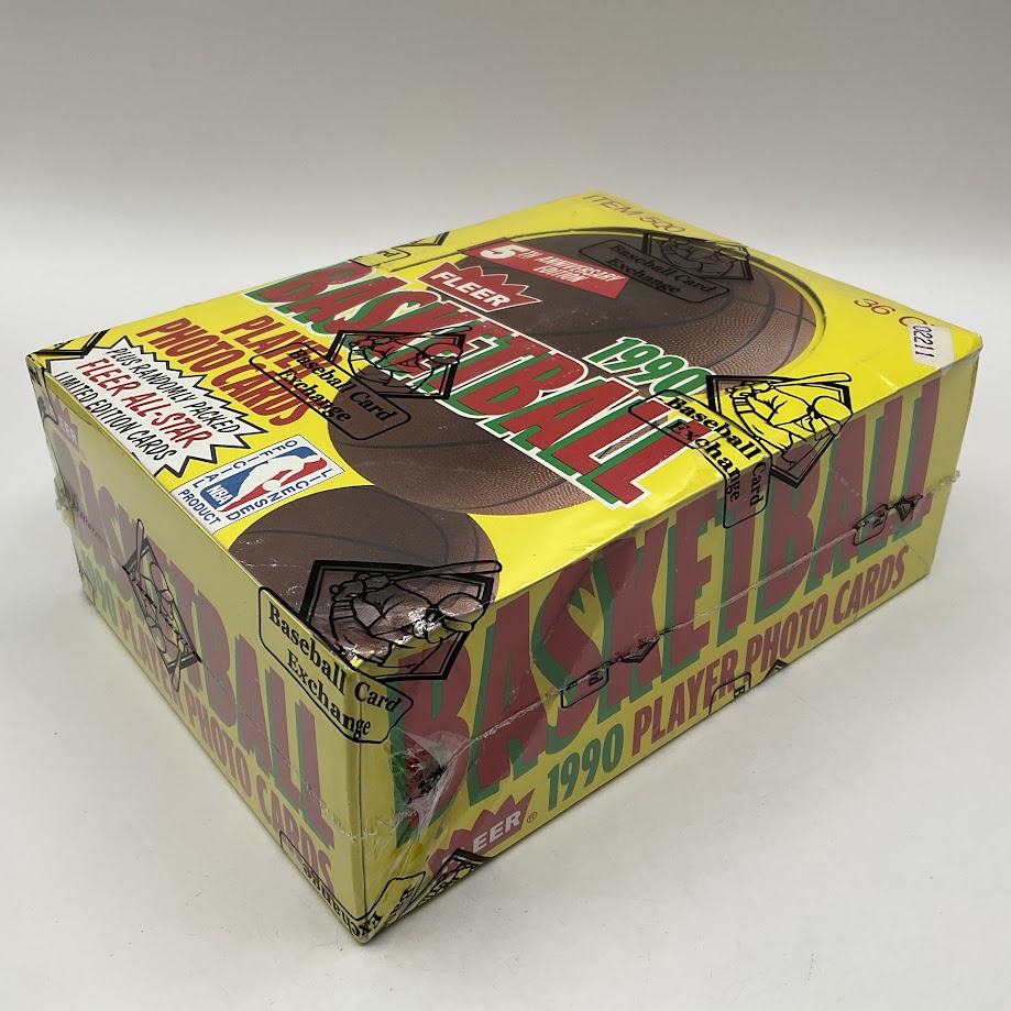 1990-91 Fleer Basketball Box