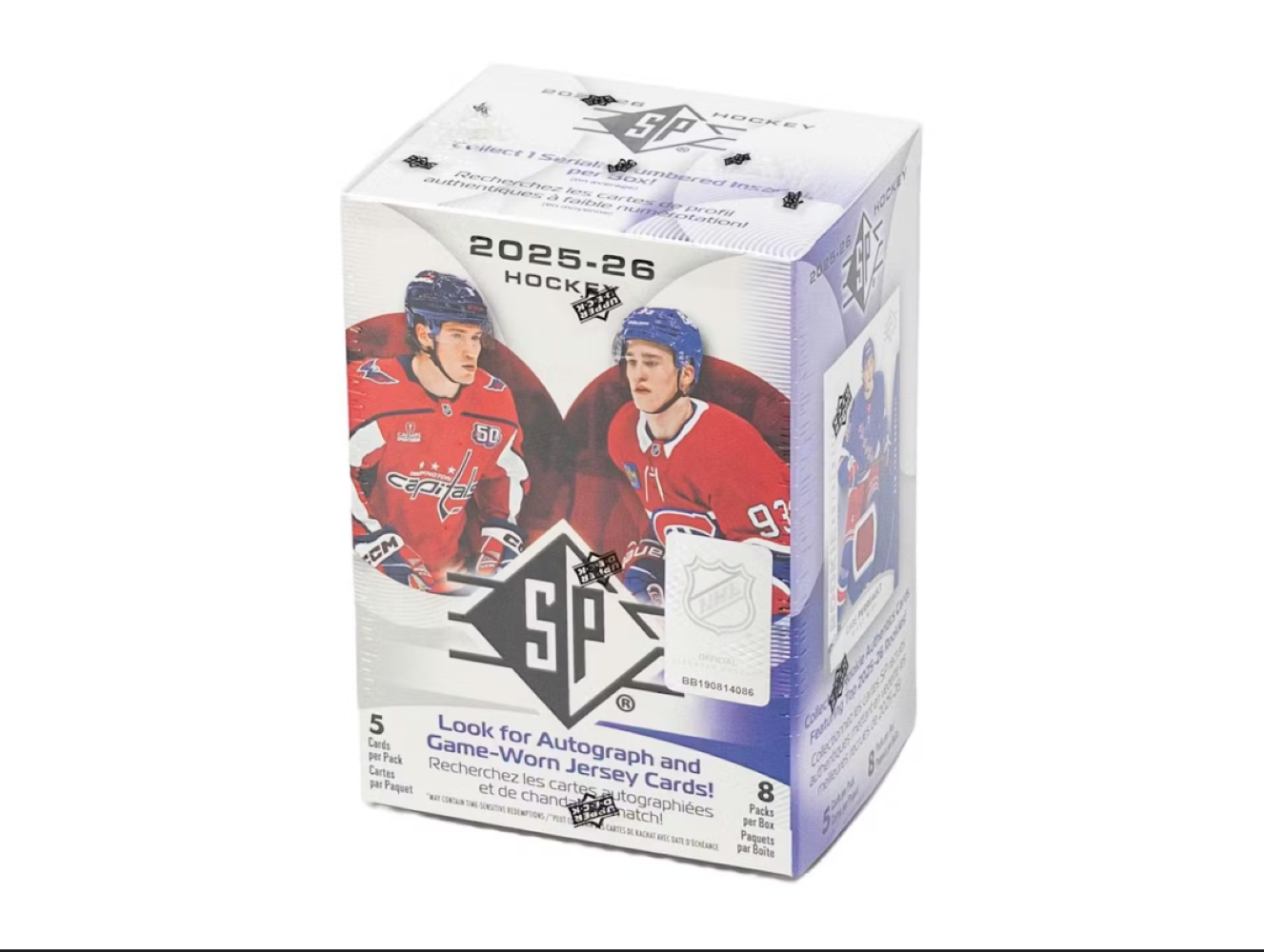 2025-26 Upper Deck SP Authentic Hockey Blaster Box