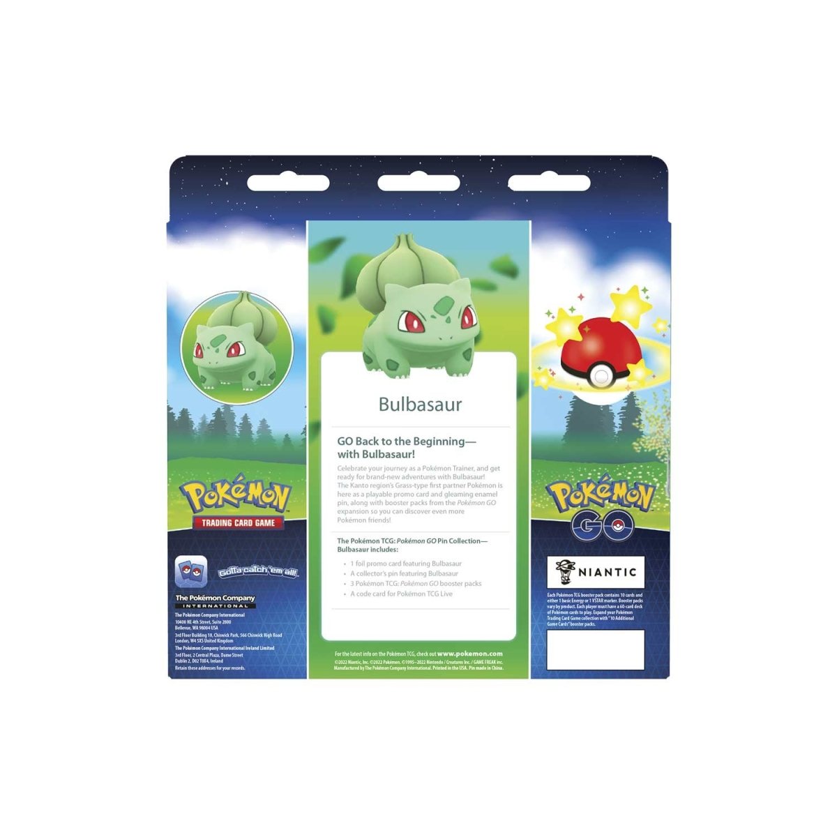 Pokemon: Pokemon Go Pin Collection [Bulbasaur]