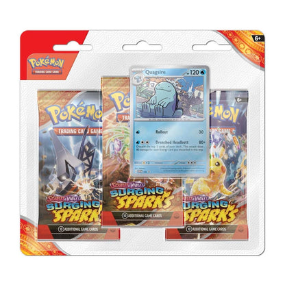Pokemon: Scarlet & Violet Surging Sparks 3-Pack Blister [Random]