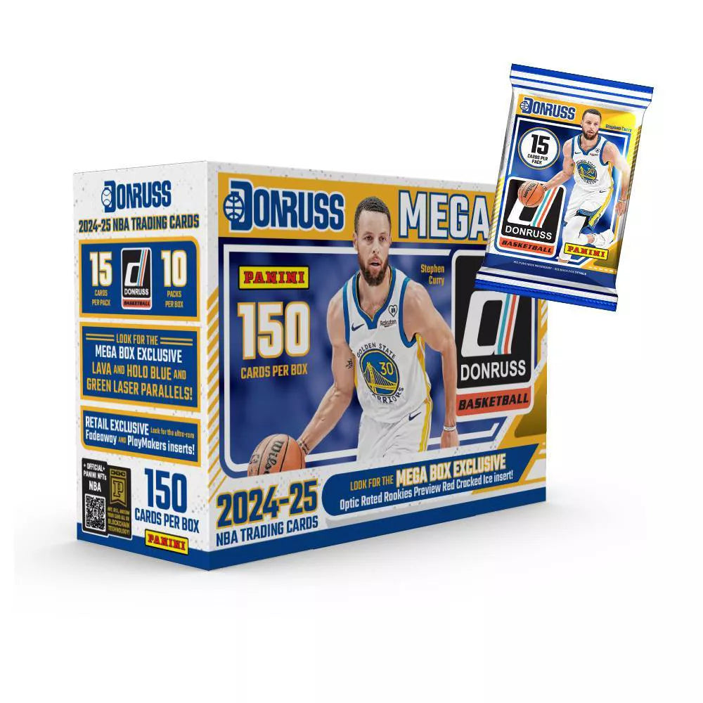2024-25 Panini Donruss Basketball Mega Box (Red Cracked Ice)