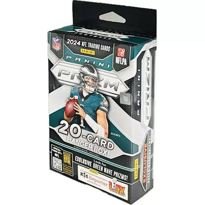 2024 Panini Prizm Football Hanger Box (Green Wave Prizms)
