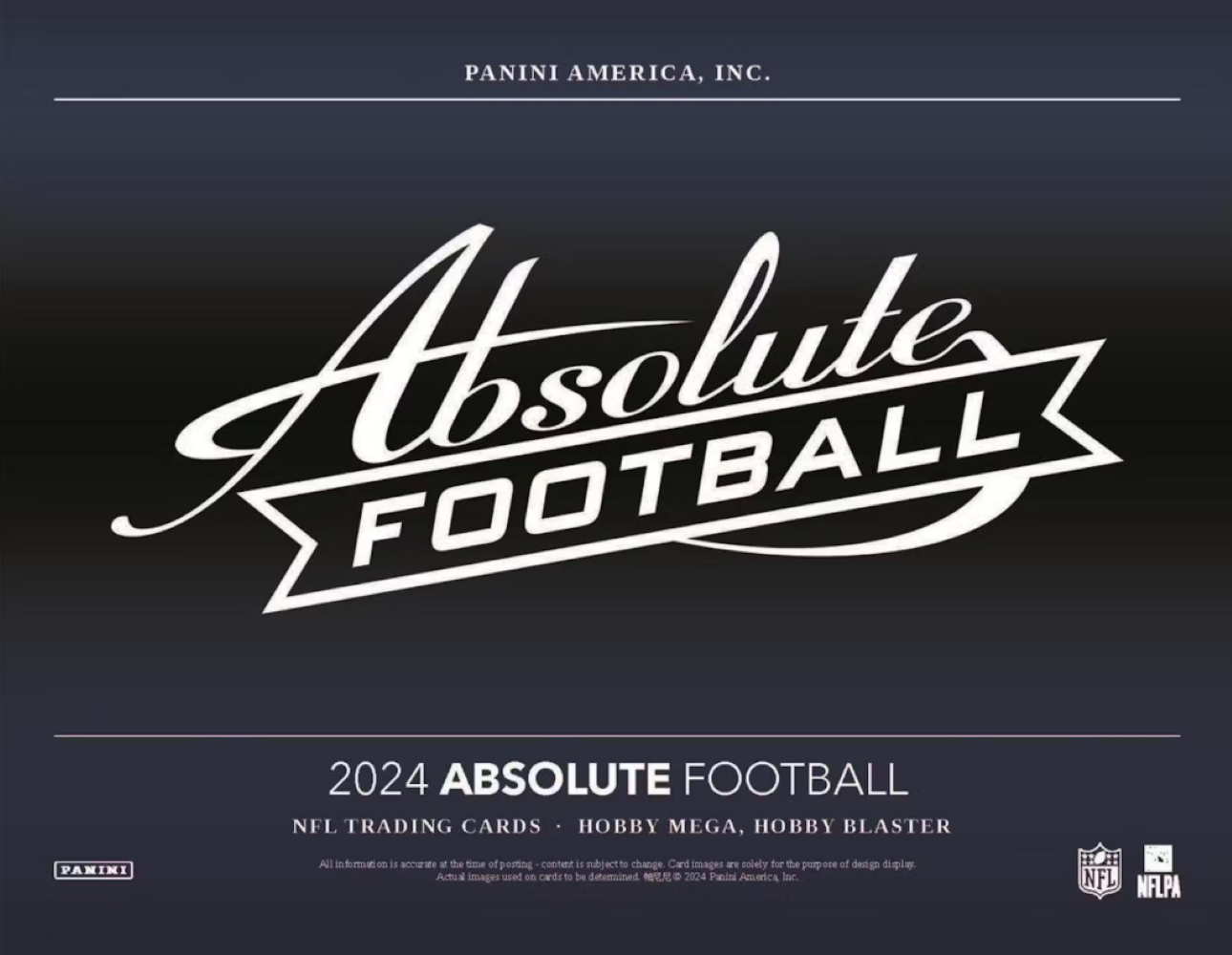 2024 Panini Absolute Football Hobby Blaster Box (Purple Parallels)