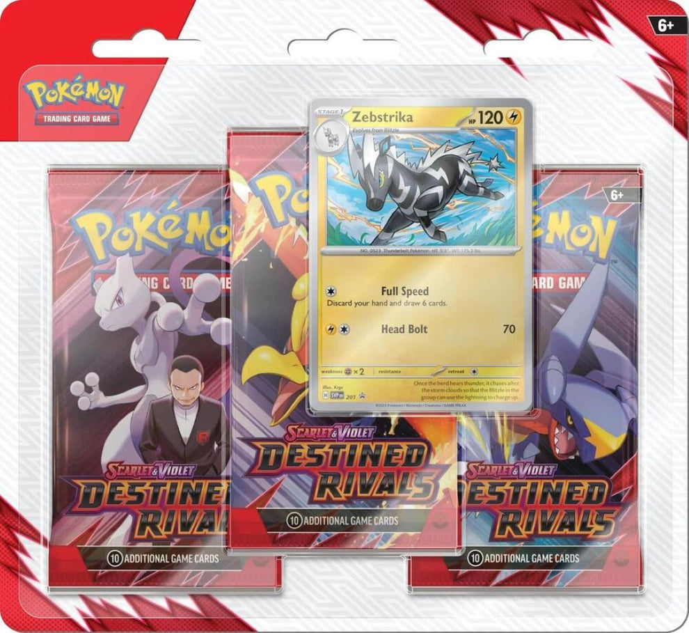 Pokemon: Scarlet & Violet Destined Rivals 3-Pack Blister (Random)