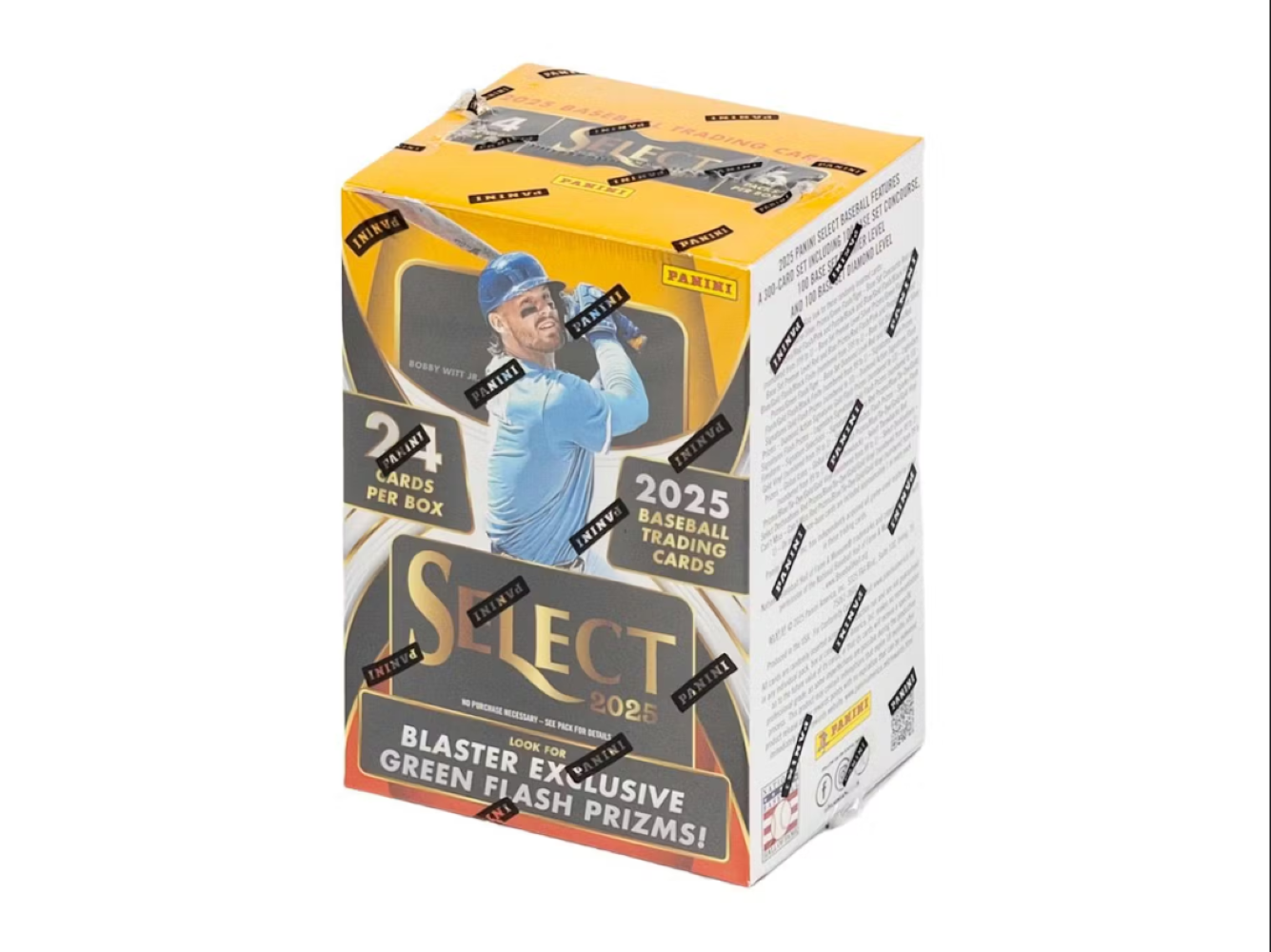 2025 Panini Select Baseball Hobby Blaster Box (Green Flash Prizms)