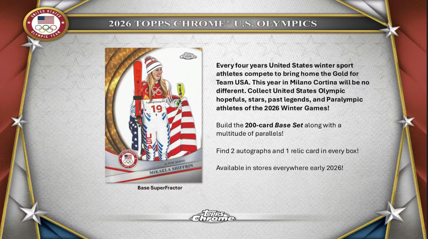 2026 Topps Olympic Hopefuls Hobby Box