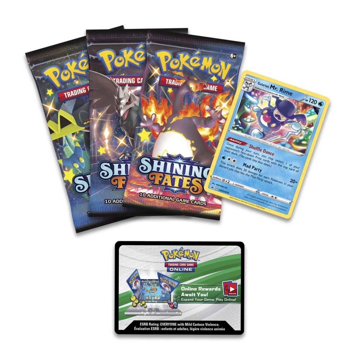 Pokemon: Shining Fates Mad Party Pin Collection [Galarian Mr. Rime]