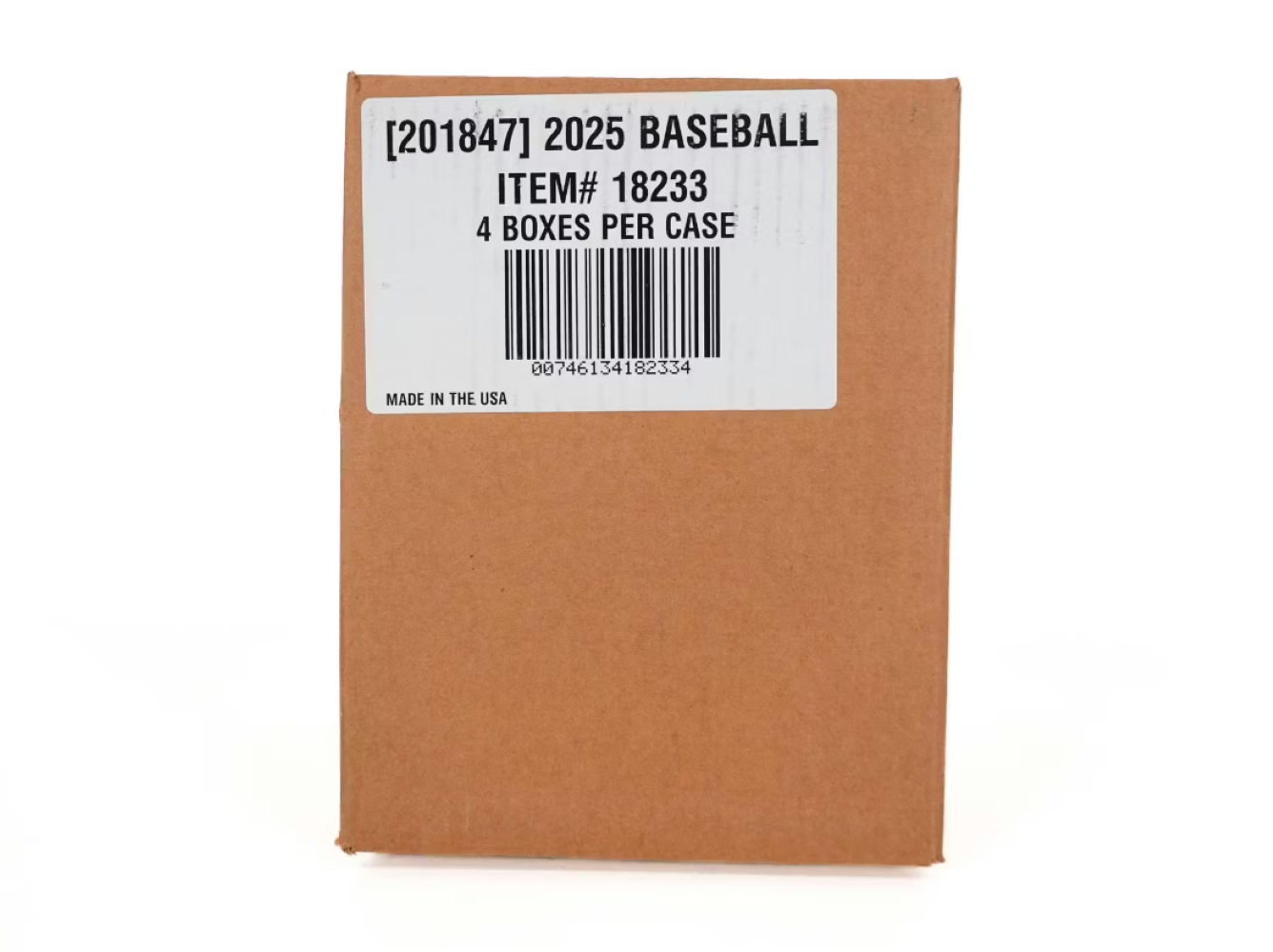 2025 Panini National Treasures Baseball Hobby Box Case