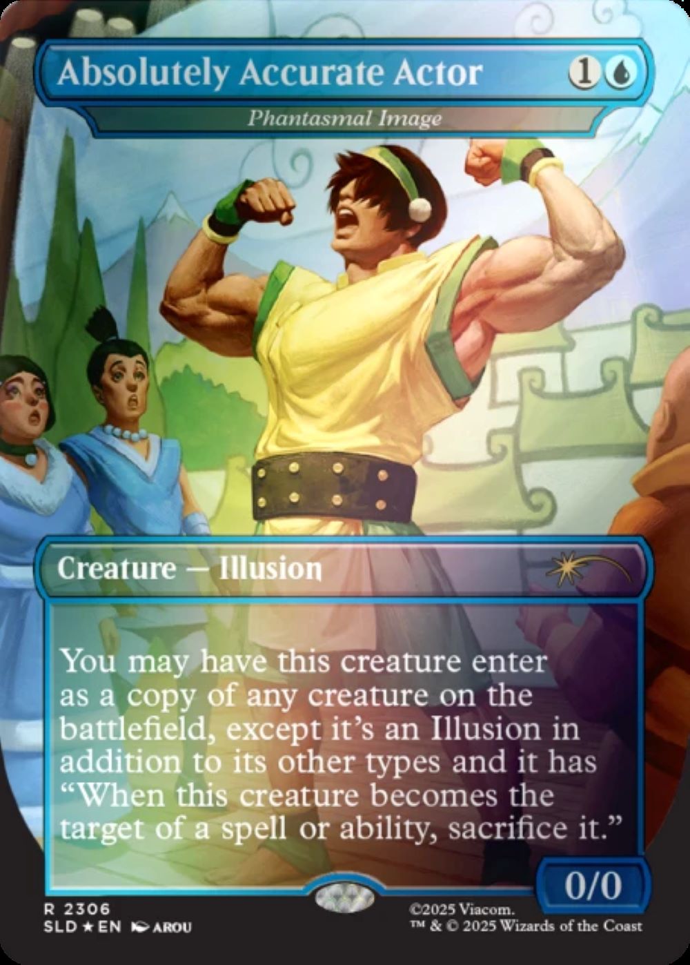 Magic the Gathering Avatar the Last Air Bender Secret Lair - Ember Island Players [Rainbow Foil Edition]