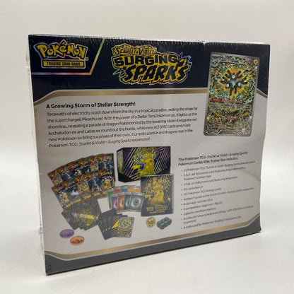 Pokemon: Scarlet & Violet Surging Sparks Pokemon Center Elite Trainer Box #1 [See Pictures for Condition]