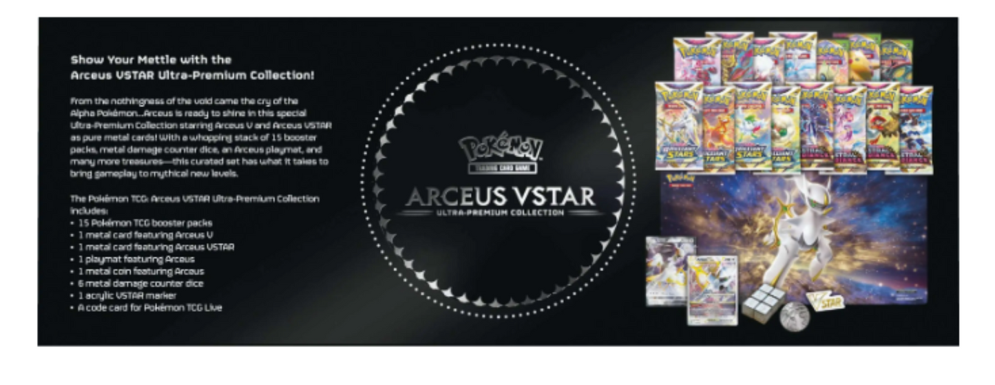 Pokemon Arceus VSTAR Ultra Premium Collection