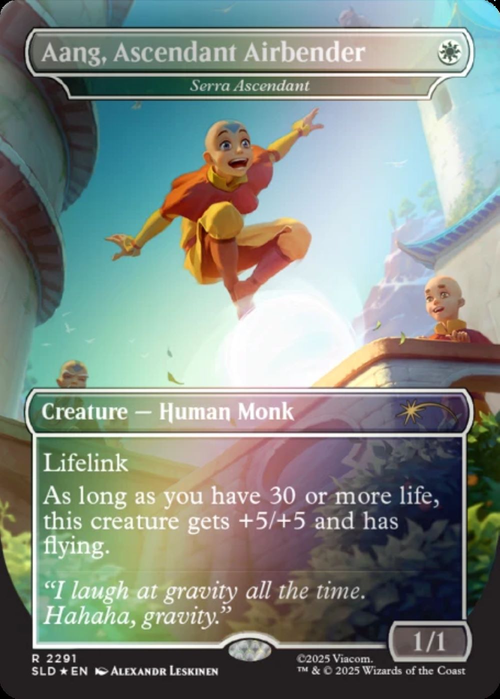 Magic the Gathering Avatar the Last Air Bender Secret Lair - A Lot To Learn Rainbow Foil Edition、Magic the Gathering、kayou