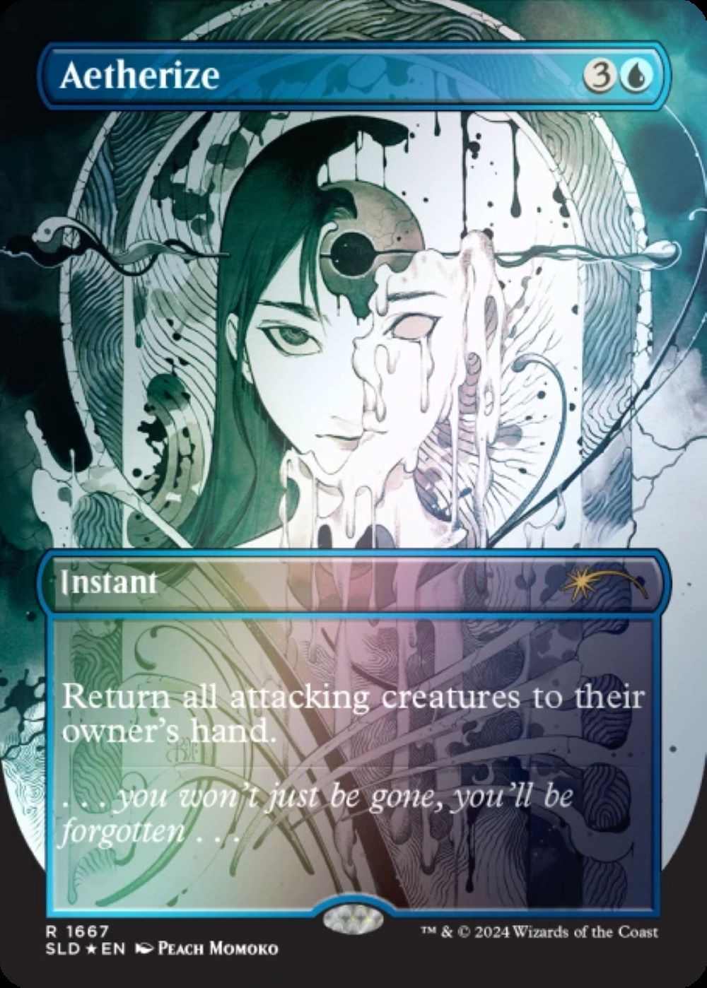 Magic the Gathering: Featuring: Peach Momoko Secret Lair Drop Series [Rainbow Foil Edition]