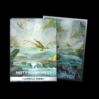 Dragon Shield 100ct Dual Matte Sleeves - Misty Rainforest