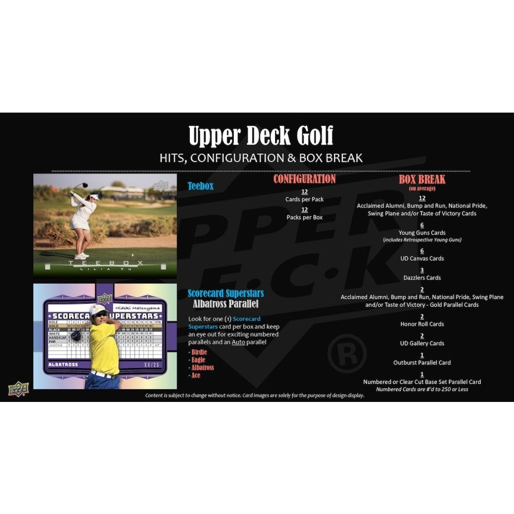 2026 Upper Deck Golf Hobby Box、Upper Deck、kayou