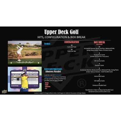2026 Upper Deck Golf Hobby Box *Contact Us to Order*